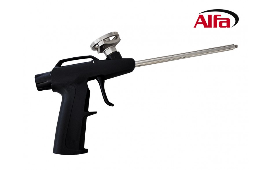 Pistolet pour mousse expansive pistolable noir lance métal - NEC