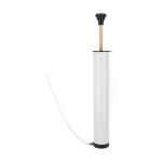 Pompe soufflante manuelle en plastique avec rallonge de tuyau