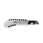 Cutter ergonomique avec guide-lame en métal et dispositif de rupture intégré