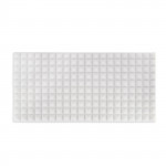 Absorbeur en forme de pyramide, difficilement inflammable, à large bande, en mousse de résine de mélamine