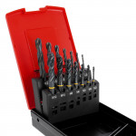 Coffret plastique de 14 pièces pour perçage M3-M12