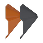 Profilé de finition en aluminium pour raccords de cheminée et muraux