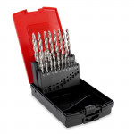 Foret hélicoïdal avec tige à 3 pans et affûtage innovant par étapes