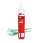 Mortier d'injection universel avec deux mélangeurs statiques pour béton fissuré et non fissuré ainsi que pour la maçonnerie