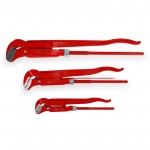 Pince clé serre tube robuste avec dispositif de verrouillage progressif de l'écrou de blocage