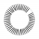 2083 ALFA Vis à fixation rapide à filetage grossier - Frettée