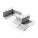 Angles en caoutchouc revêtement non tissé sur les deux surfaces