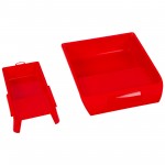 Bac et grille pour peintres résistants aux solvants