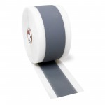 Bande d'étanchéité élastique, avec treillis armé pour rendre étanche les éléments