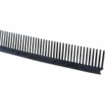 Latte de ventilation avec peigne flexible