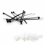 Attache câbles en Nylon, noir