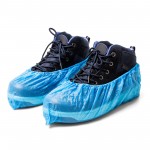 Protection sur chaussures bleu en CPE