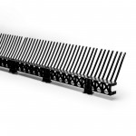 Peigne ventilé entre la membrane de toit et les tuiles