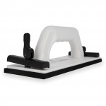 Ponceuse à main professionnelle avec fixation et tampon en caoutchouc alvéolaire