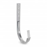 Support de gouttière galvanisé avec renfort pour gouttières 6 parties