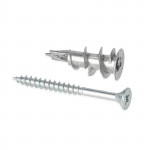 Cheville pour plaque de plâtre avec vis compatible