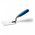 Truelle Platrier en acier inoxydable manche en bois