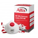 907 ALFA - Masque poussières fines FFP3 (avec valve) pour amiante et fibres minérales