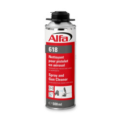 618 Alfa Nettoyant pour pistolet en aérosol 