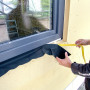 Film isolant simple en caoutchouc EPDM avec un ruban adhésif acrylique d'une épaisseur de 0,6 mm