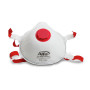 Masque de protection respiratoire FFP3 haut de gamme avec valve offrant une protection respiratoire renforcée.