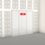 Mur de protection anti poussières, flexible, indéchirable, se combine facilement avec tirette