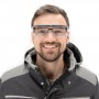 Sur-lunettes de sécurité à vision complète à poser par-dessus des lunettes de vue