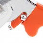 Ciseaux à onglets professionnels de haute qualité avec lame trapézoïdale filigrane, butées à 45° et indicateur d'angle