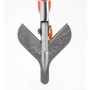 Ciseaux à onglets professionnels de haute qualité avec lame trapézoïdale filigrane, butées à 45° et indicateur d'angle