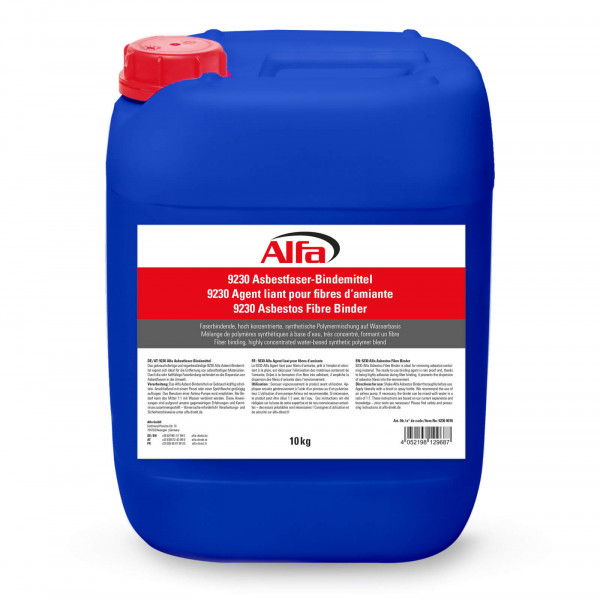 9230 ALFA Liant pour fibres d'amiante (désamiantage) 