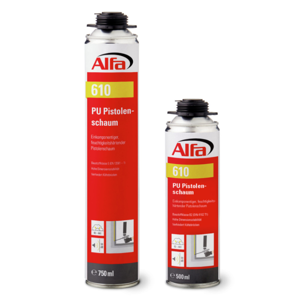 610 Alfa Mousse expansive polyuréthane (PU) monocomposant pour pistolet