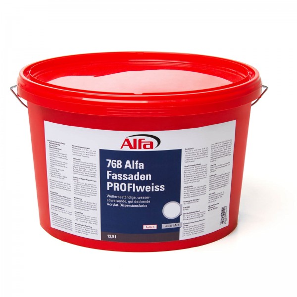 768 ALFA - «PROFIBlanc» Couleur blanche pour façades 768 ALFA - «PROFIBlanc» Couleur blanche pour façades