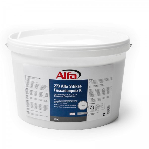 273 Alfa Crépi de façade en silicate 273 Alfa Crépi de façade en silicate