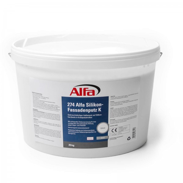 274 Alfa Enduit silicone pour façade 274 Alfa Enduit silicone pour façade