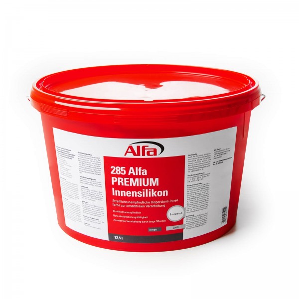 285 Alfa PREMIUM Silicone intérieur (peinture d'intérieur à dispersion) 285 Alfa PREMIUM Silicone intérieur (peinture d'intérieur à dispersion)