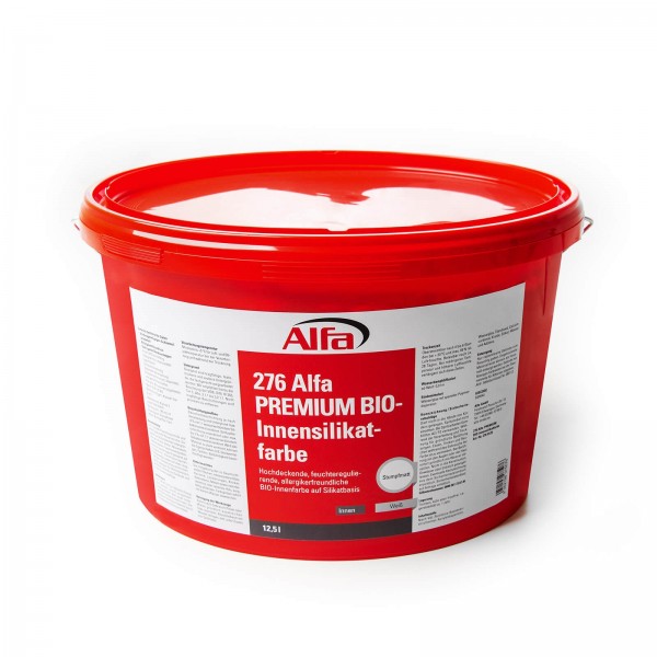 276 Alfa Peinture d'intérieur au silicate PREMIUM BIO 276 Alfa Peinture d'intérieur au silicate PREMIUM BIO