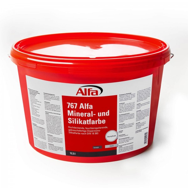 767 ALFA - Peinture silicate «blanc» 767 ALFA - Peinture silicate «blanc»