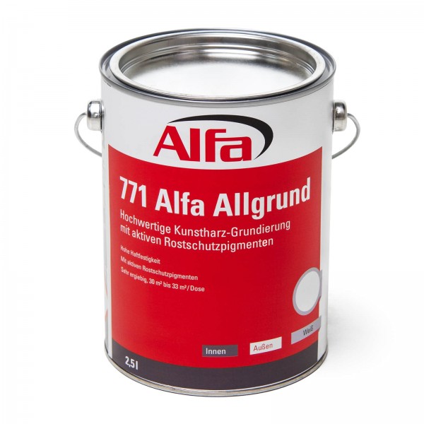 771 ALFA - Primaire en résine synthétique «Allround» 771 ALFA - Primaire en résine synthétique «Allround»