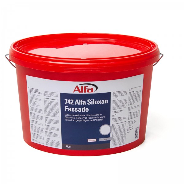742 ALFA Siloxan façade (résine de silicone - acrylique pur - peinture pour façade) 742 ALFA Siloxan façade (résine de silicone - acrylique pur - peinture pour façade)