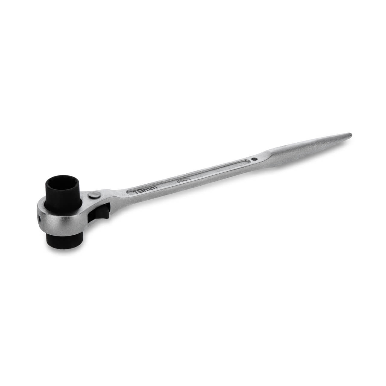Cliquet D'échafaudage DAKCOS 19/22 Mm 3 En 1 - Marteau, Cliquet Réversible, Acier CR-V Noir