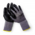 Gants en tricot fin avec revêtement en Foam Nitril et picots