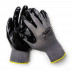 Gants en tricot fin avec couche de nitrile