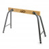 Tréteau de travail pliable en acier et bois robuste