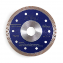 Disque à tronçonner diamanté extrêmement fin avec une épaisseur de segment de 1,3 mm et une hauteur de 8,5 mm