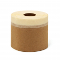 Ruban adhésif de masquage en crêpe imprégné avec papier de protection dépliant de 35g/m²