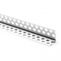 Profilé de bordure en PVC rigide avec rainures longitudinales