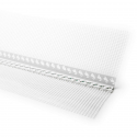 Profilé de mouvement en PVC rigide perforé, robuste et sans plastifiant