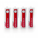 Scellant neutre pour joints - Existe en  transparent, blanc, gris et noir
