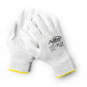 909 W ALFA - Gants pour peintre blanc (avec revêtement PU) 
