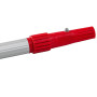 Rallonge télescopique tube en ALU léger avec clip de maintien en métal